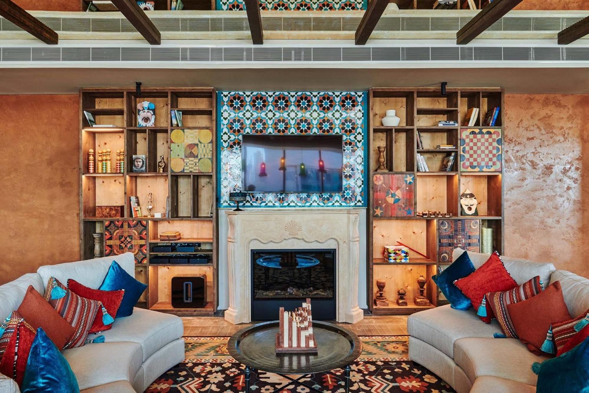 25Hours Hotel Dubai One Central Экстерьер фото The living room of a suite at the Ritz-Carlton, DIFC